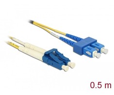 Delock Cable FO LC > SC Singlemode OS2 0,5 m