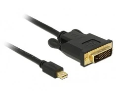 Delock Cable mini Displayport 1.1 vyriškas > DVI 24+1 vyriškas juodas 2 m