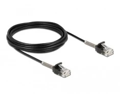 Delock Cable RJ45 kištukas iki RJ45 kištukas su apsauga nuo lenkimo Cat.6A 5 m juodas