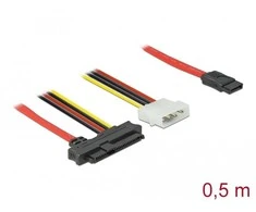 Delock Kabelis SAS SFF-8482 + Power > 1 x SATA 7 Pin 0,5 m