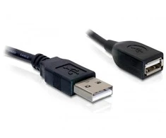 DELOCK Cable USB 2.0 Extension 15cm male/female