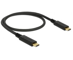 DeLOCK - USB kabelis - USB-C (han) į USB-C (han) - USB 3.1 Gen 2 - 5 A - 50 cm - juodas
