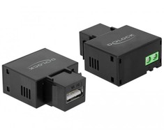 Delock Keystone Modul mit USB Typ-A Ladebuchse 1 A juodas