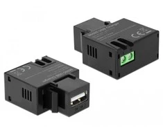 Delock Keystone Modul mit USB Typ-A Ladebuchse 1 A juodas