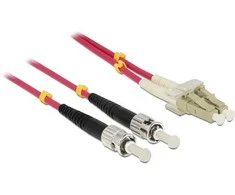 Delock LC - ST - 10m - 10 m - LC - ST - Male/Male - Violet