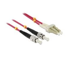 Delock LC - ST - 10m - 10 m - LC - ST - Male/Male - Violet