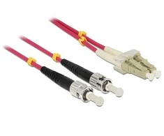 Delock Kabelis Lichtwellenleiter LC > ST Multimode OM4 1 m
