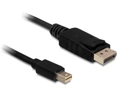 Kabelis Delock DisplayPort Mini – DisplayPort 0.5m juoda (83984)