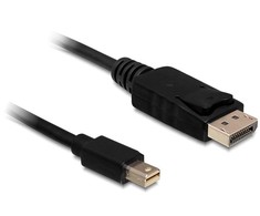Kabelis Delock DisplayPort Mini – DisplayPort 0.5m juoda (83984)