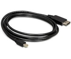 Delock Cable Mini Displayport 1.2 vyriškas > Displayport vyriškas 4K 2,0 m