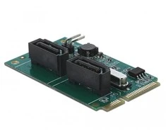 KARTA MINI PCIE->2X SATA 6GB/S RAID DELOCK