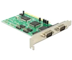 Kontrolierius Delock PKI - 4x nuoseklusis prievadas RS- 232 DB9 (89046)