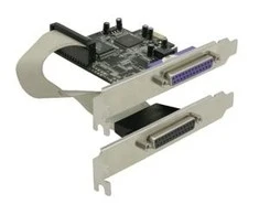 Kontrolierius Delock PCIE x1 - 2x Paralelus DB25 (89125)