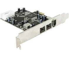 Delock PCI Express kortelė > 2 x išorinė FireWire B + 1 x išorinė FireWire A