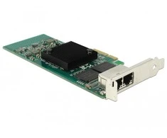 DELOCK PCI EXPRESS X1 2X RJ45 1GB TINKLO KORTELĖ, TAIKYKITE ŽEMUS PROFILIUS