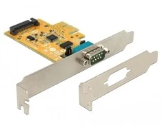 KARTA PCI EXPRESS X1->1X SERIAL RS-232 Z ZABEZPIECZENIEM ESD ŹRÓDŁA NAPIĘCIA DELOCK