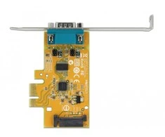 KARTA PCI EXPRESS X1->1X SERIAL RS-232 Z ZABEZPIECZENIEM ESD ŹRÓDŁA NAPIĘCIA DELOCK