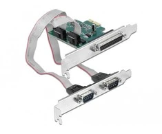 Ugreen „Delock PCIe x1“ valdiklis – 2 x RS-232 nuoseklusis prievadas + 1 x LPT (90413)