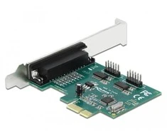 Ugreen „Delock PCIe x1“ valdiklis – 2 x RS-232 nuoseklusis prievadas + 1 x LPT (90413)