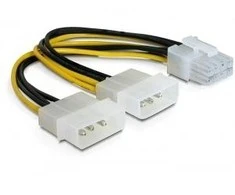 DELOCK Cable PCI Express maitinimo šaltinis 8 kontaktai > 2x5,25 vnt.