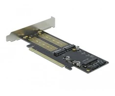 Delock PCI Express x16 kortelė su 1 x M.2 raktu B + 1 x NVMe M.2 raktu M + 1 x mSATA –