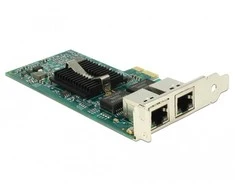 DeLOCK PCIe > 2 x Gigabit LAN, LAN-Adapteris