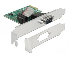 Delock PCIe x1 Serial 1x + Žemo profilio