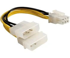 DELOCK maitinimo laidas PCI Express kortelei 15cm