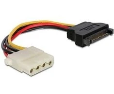 Kabelis Delock 60115 SATA-MOLEX M/F 12cm