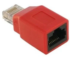 DELOCK NICz RJ45 Crossover Adapt. Bu-St kompaktiškas