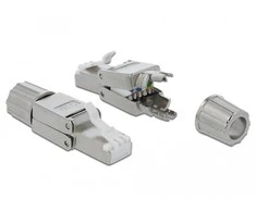 Delock RJ45 kištukas Cat.6A STP be įrankių