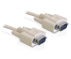DELOCK Cable Serial SUB-D 9 5m St/St