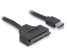 DELOCK Cable eSATAp > 22 pin SATA 2,5i / 3,5i 0,5m