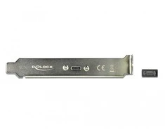 „Delock“ lizdo plokštė su 1 x USB C tipo prievadu