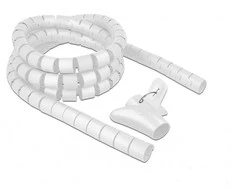 OPLOT NA KABLE DELOCK 2.5M 30MM SPIRALNY Z NARZĘDZIEM Baltas POLIETYLEN