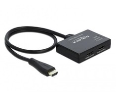 Delock HDMI skirstytuvas 1 x HDMI įvestis > 2 x HDMI išvestis 4K 60 Hz
