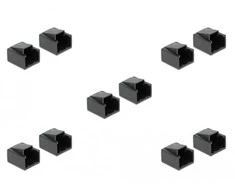 Delock apsauga nuo dulkių RJ45 kištams 10 vnt