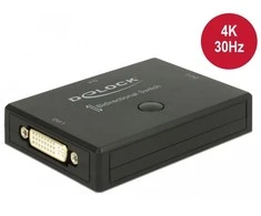 Delock Switch DVI 2 – 1 dvikryptis 4k 30 Hz