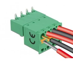 Delock Terminalblock Set für Platine 4 Pin 5,08 mm Rastermaß horizontal