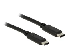 DELOCK Cable USB Type-C2.0 male > USB Type-C2.0 male 1 m juodas