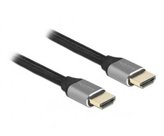Delock Ultra High Speed HDMI kabelis 48 Gbps 8K 60 Hz pilkas 0,5 m sertifikuotas