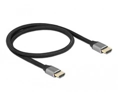 Delock Ultra High Speed HDMI kabelis 48 Gbps 8K 60 Hz pilkas 0,5 m sertifikuotas