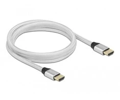Delock Ultra High Speed HDMI kabelis 48 Gbps 8K 60 Hz sidabrinis 2 m sertifikuotas