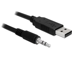 Delock Konverter USB 2.0 Stecker > Seriell-TTL 3,5 mm Klinke 1,8 m (3,3 V)