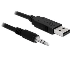 Delock Konverter USB 2.0 Stecker > Seriell-TTL 3,5 mm Klinke 1,8 m (3,3 V)