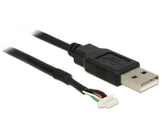 Delock Anschlusskabel USB 2.0 A Stecker > 5 pin Kamera Stecker V5 1,5 m