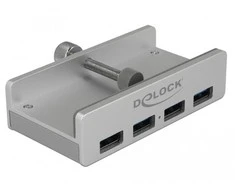 Delock išorinis USB 3.0 4 prievadų šakotuvas su fiksavimo varžtu