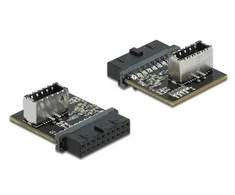Delock Fuj: tech USB 3.0 19 kontaktų / USB 3.2 Gen1 Type-E adapteris pagrindinei plokštei