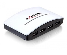 Delock USB 3.0 išorinis šakotuvas 4 prievadas su maitinimo šaltiniu