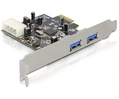 Kontroleris Delock PCIE 2.0 x1 – 2x USB 3.0 (89241)